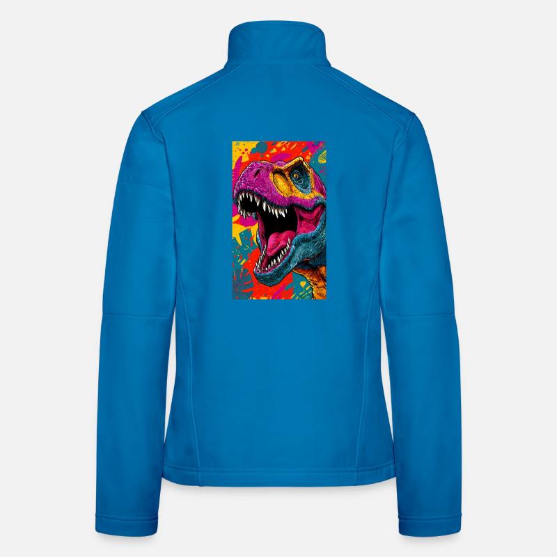 dinosaure Veste en tissu softshell Femme