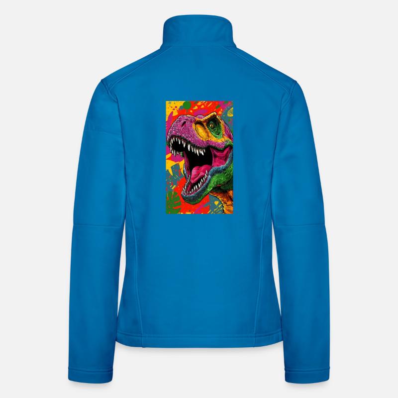 dinosaure Veste en tissu softshell Femme