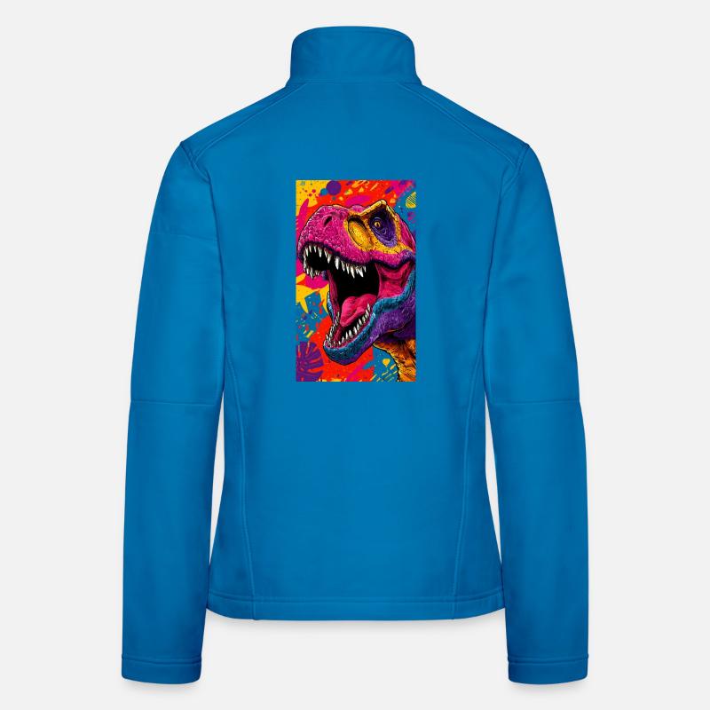 dinosaure Veste en tissu softshell Femme