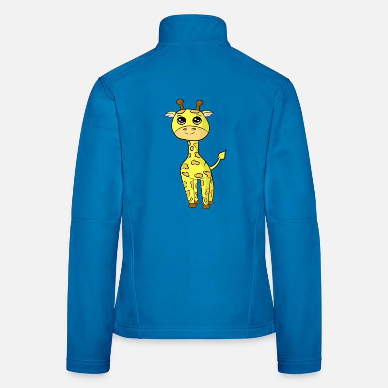 Bébé girafe Veste en tissu softshell Femme