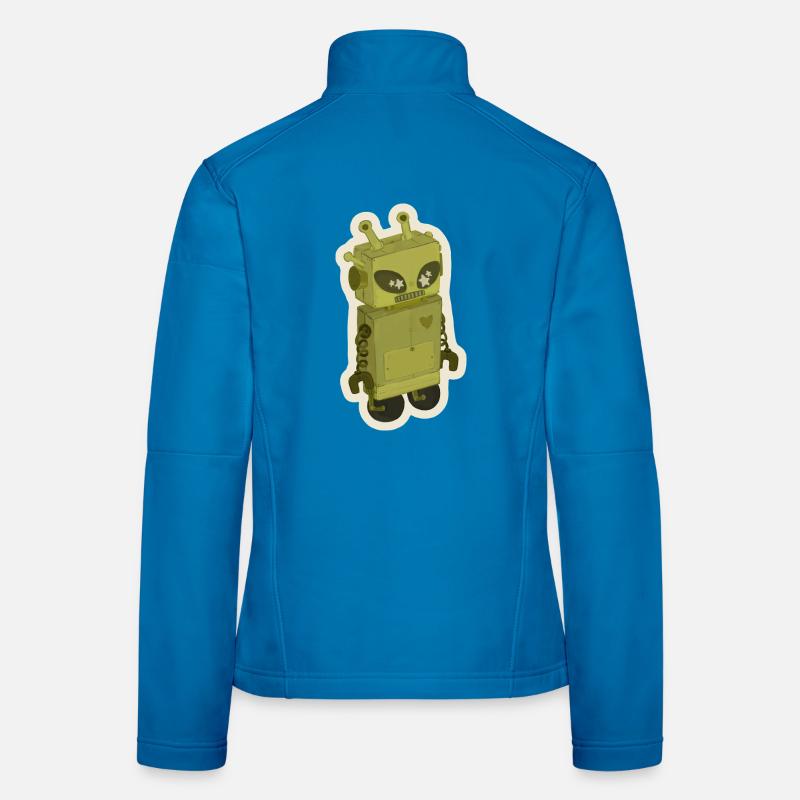 robot extraterrestre Veste en tissu softshell Femme