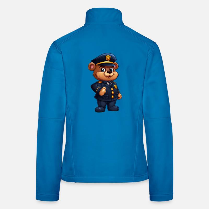 Bear Policeman Women's Softshell Jacket