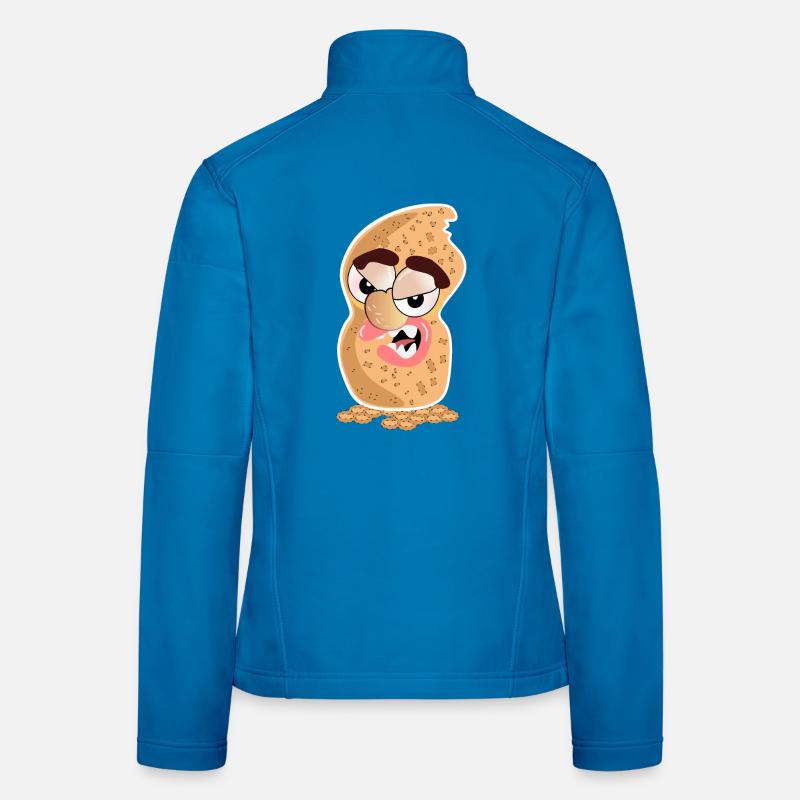 Erdnuss-Karikatur Frauen Softshelljacke