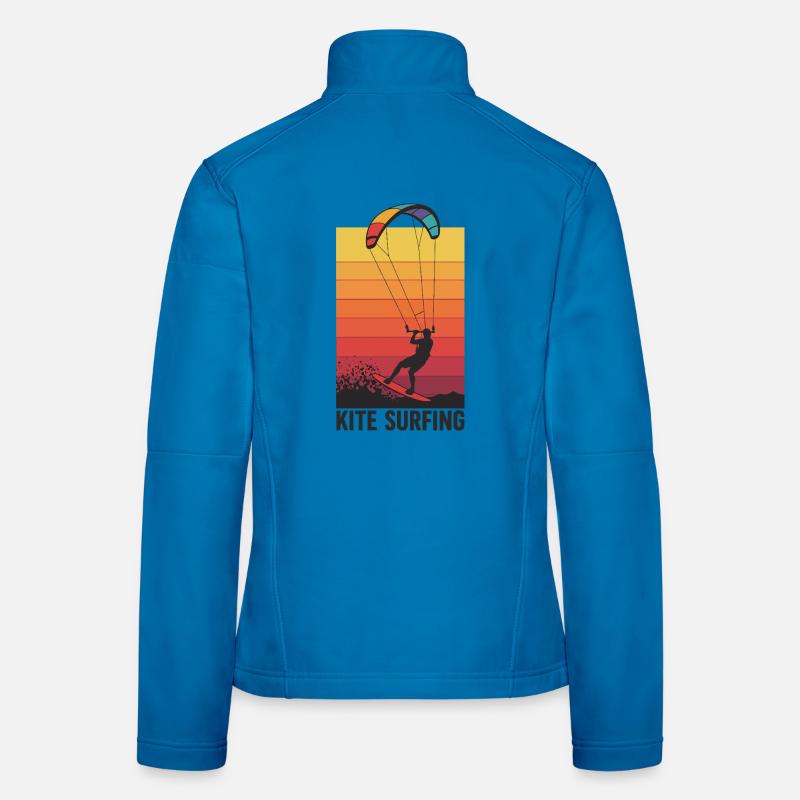 Kitesurfer Sunset Gradient Women's Softshell Jacket
