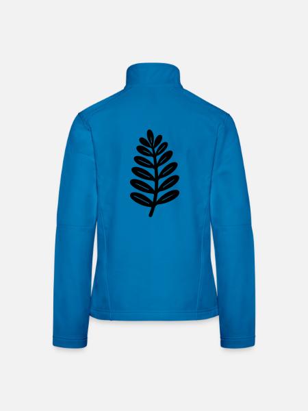 Farn - Frauen Softshelljacke - Lichtblau - Hinten