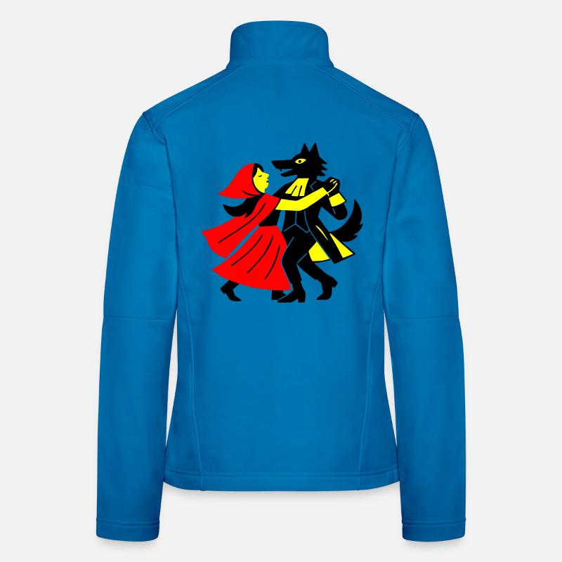 Walzer mit dem Wolf Frauen Softshelljacke