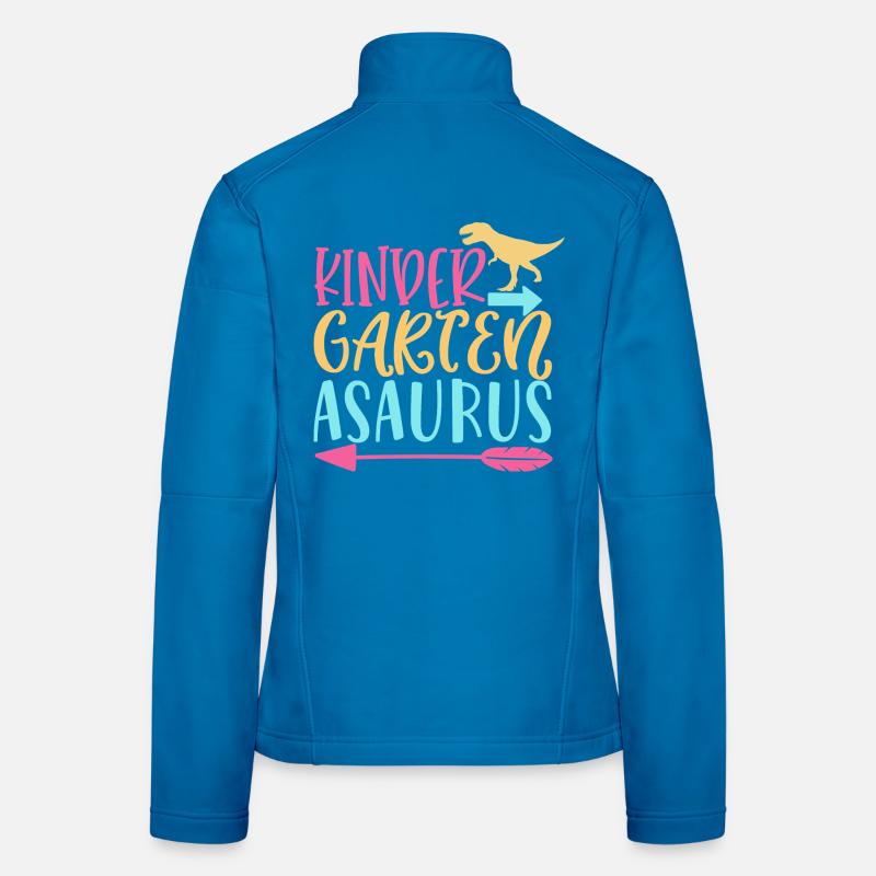 Kindergartenasaurus - Dinosaur Nursery Women's Softshell Jacket