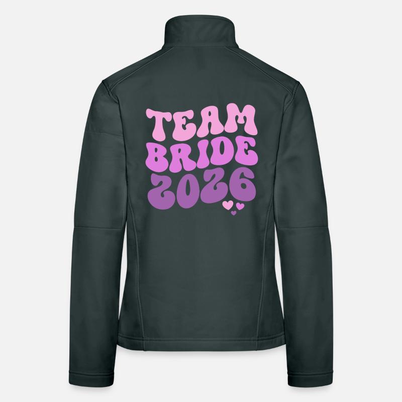 Team Bride 2026 Frauen Softshelljacke