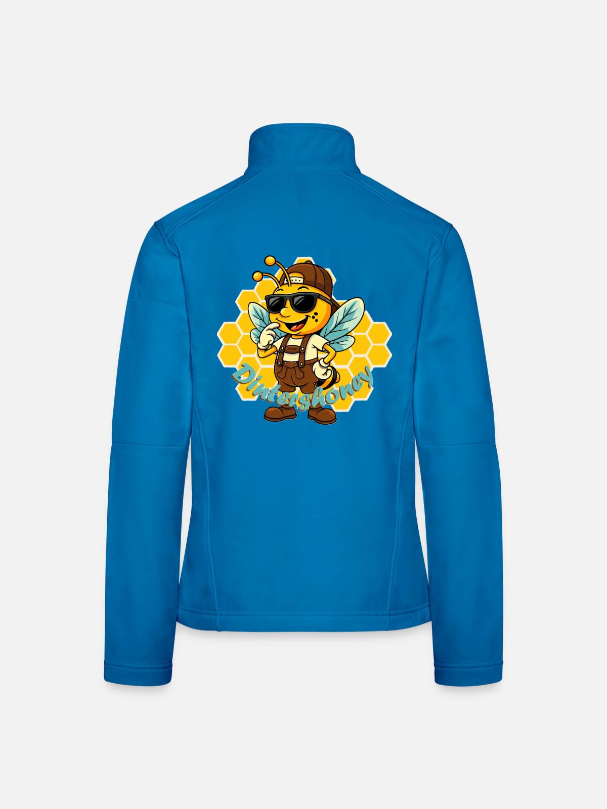 Dintershoney - Frauen Softshelljacke - Lichtblau - Hinten