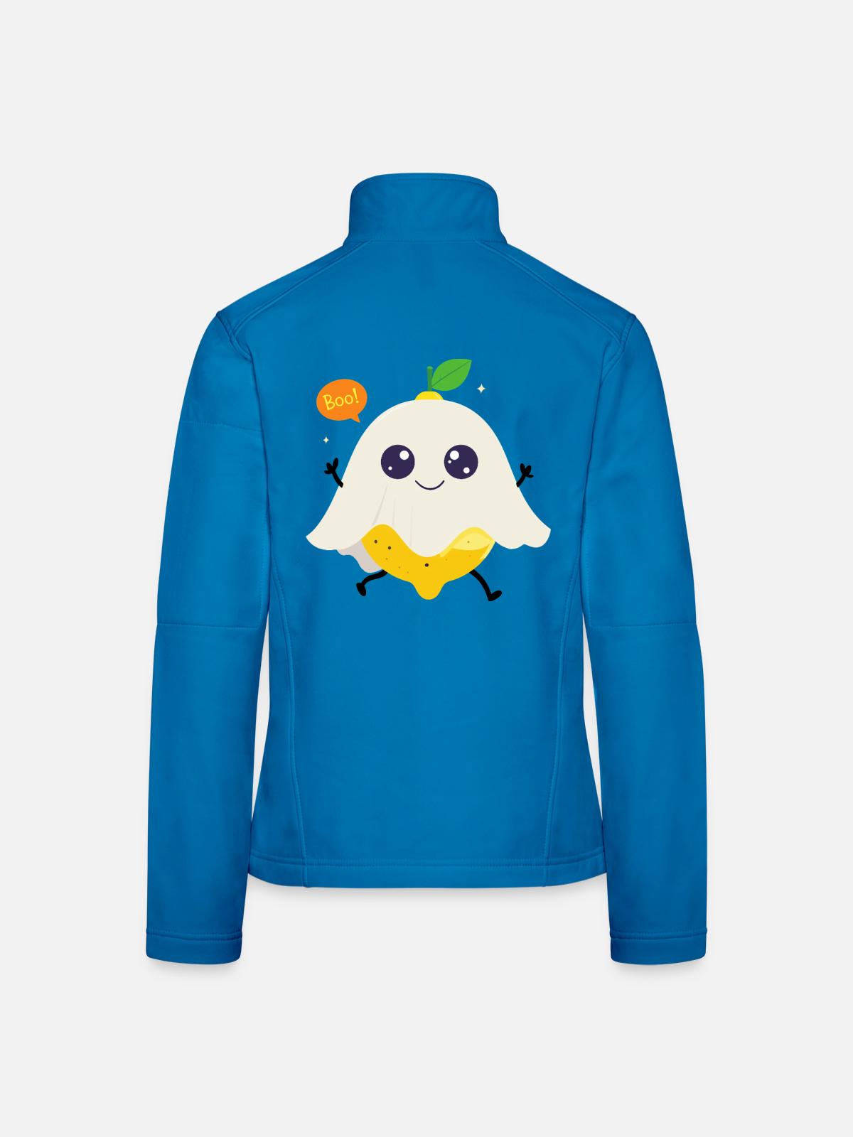 Süßer Zitronengeist - Frauen Softshelljacke - Lichtblau - Hinten