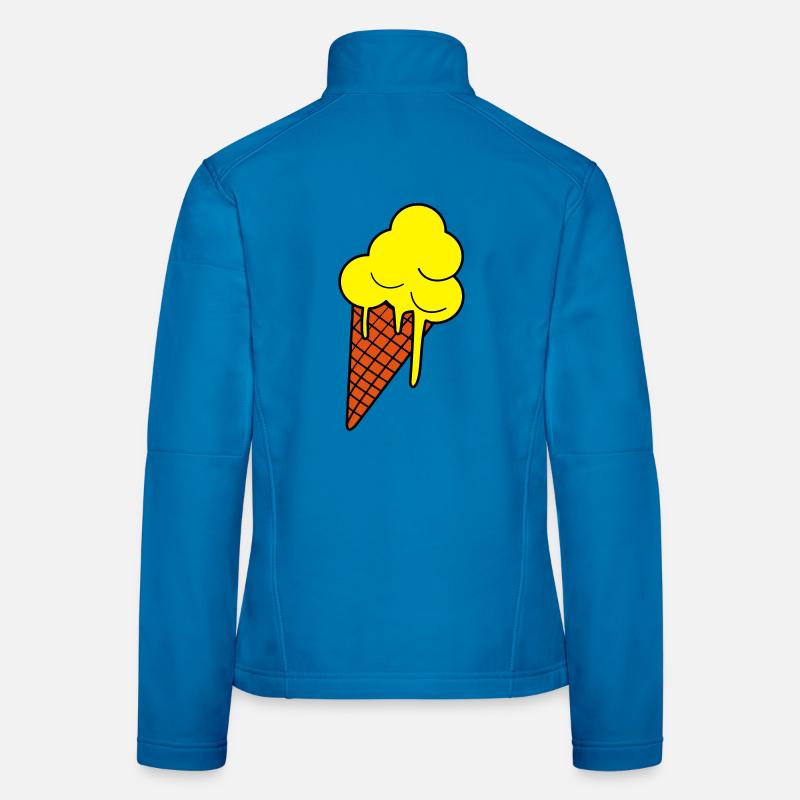 Schmelzendes Eis  Pop Art Women's Softshell Jacket