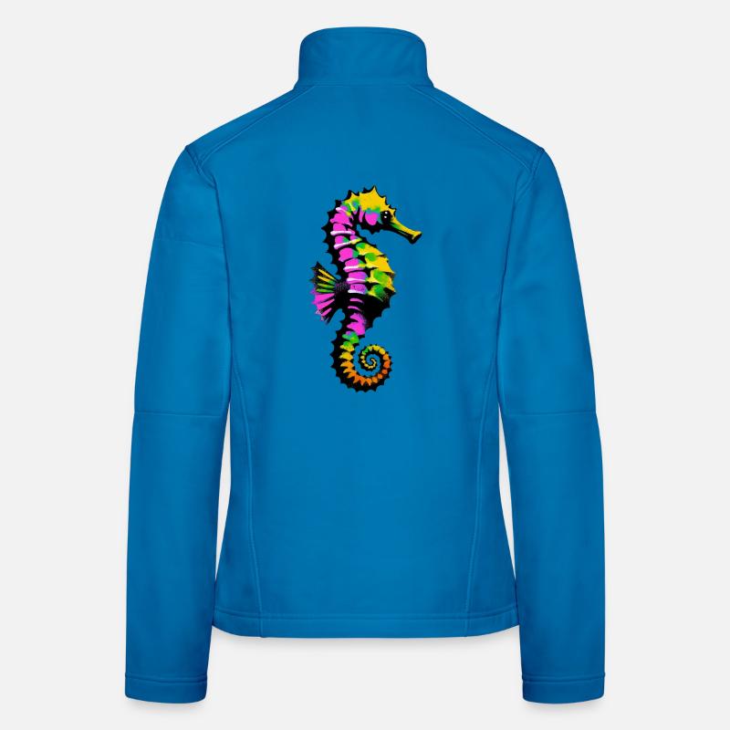 Hippocampe Veste en tissu softshell Femme