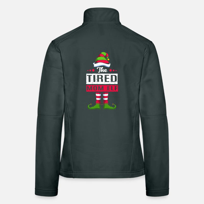Elfe Elf Weihnachtsgeschenk Mutter Mama Frauen Softshelljacke