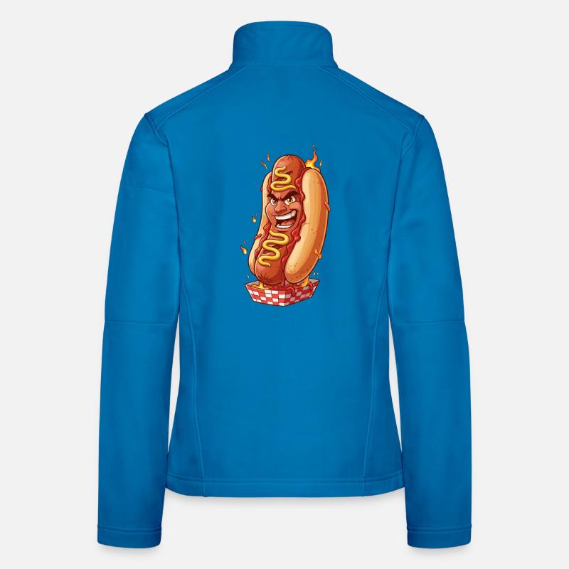 Fire Hot Dog Women's Softshell Jacket