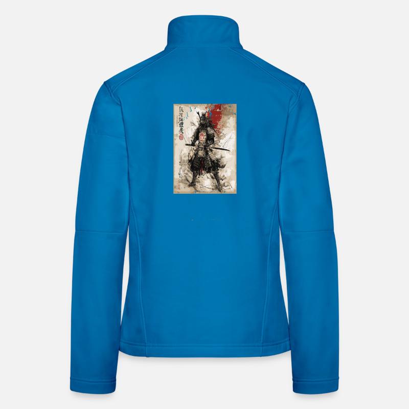 Samurai warriors in traditional armor Women's Softshell Jacket