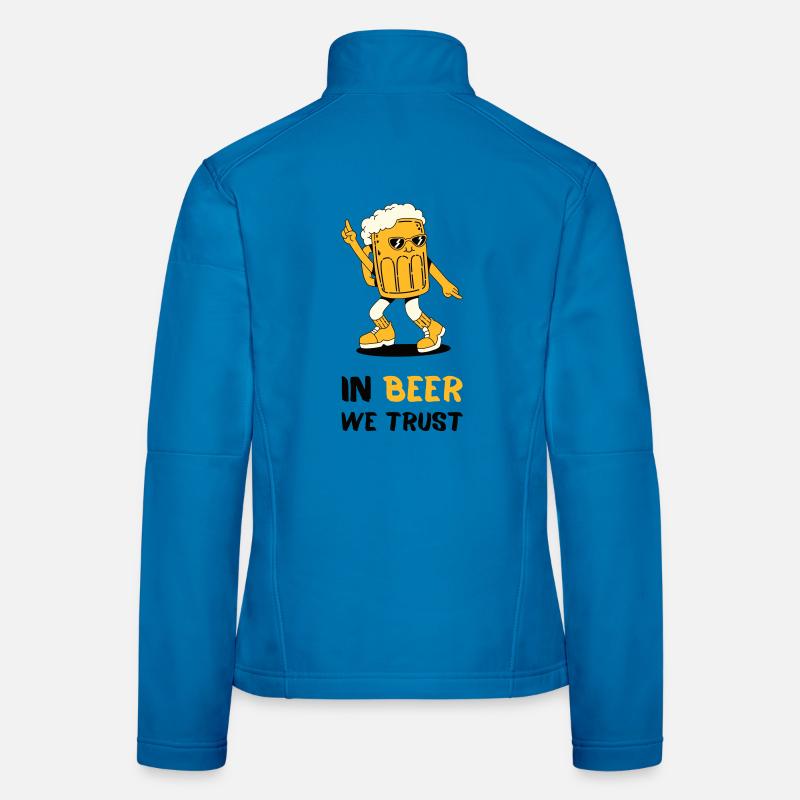 In Beer We Trust Women's Softshell Jacket