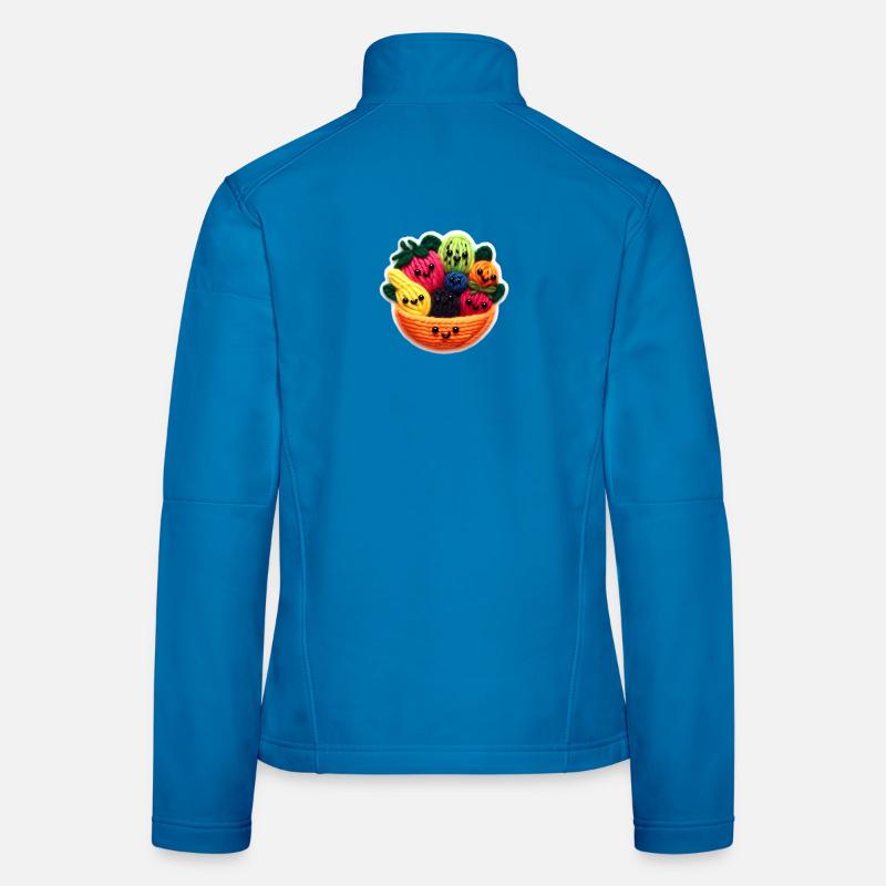 Fruit salad faces Frauen Softshelljacke