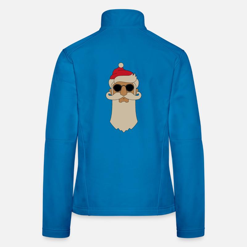 Faisons vibrer Noël Veste en tissu softshell Femme