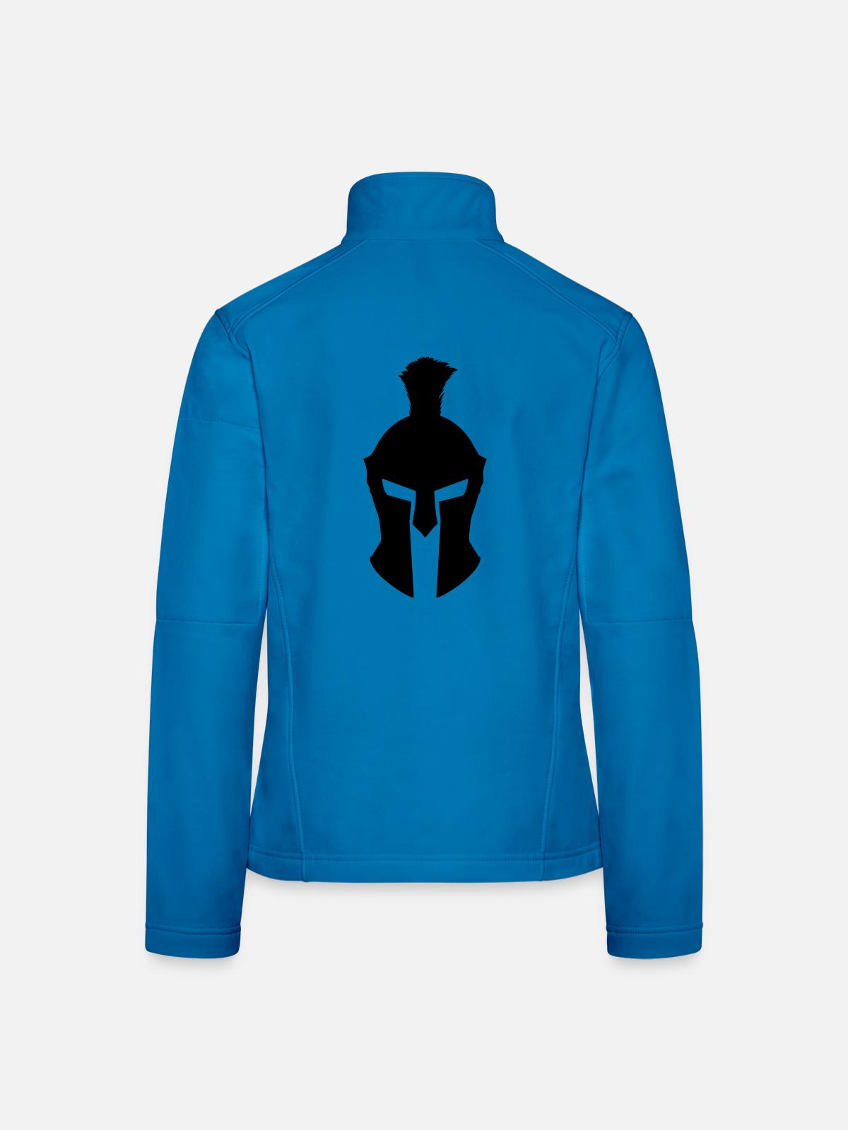 Griechische Kriegerhelm - Frauen Softshelljacke - Lichtblau - Hinten