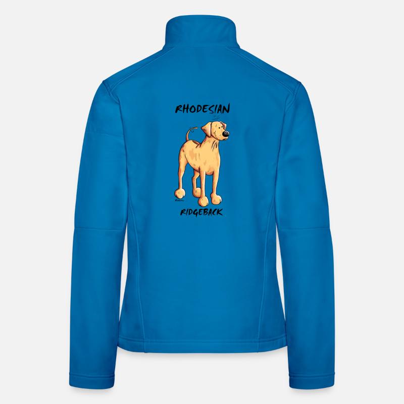 Funny Rhodesian Ridgeback Women's Softshell Jacket