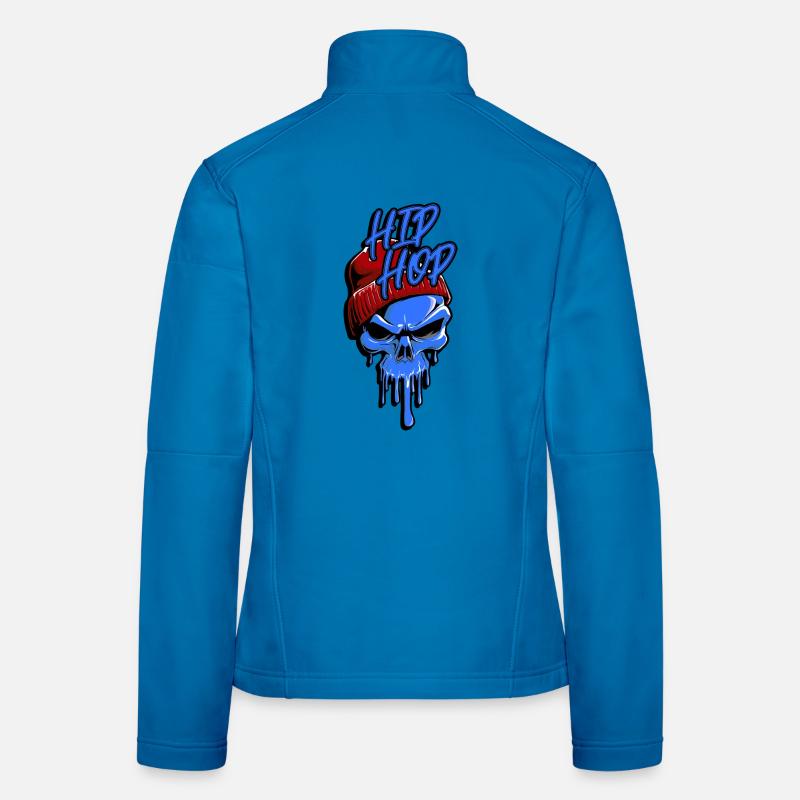 Skeleton Hip Hop Skull Skull Women's Softshell Jacket