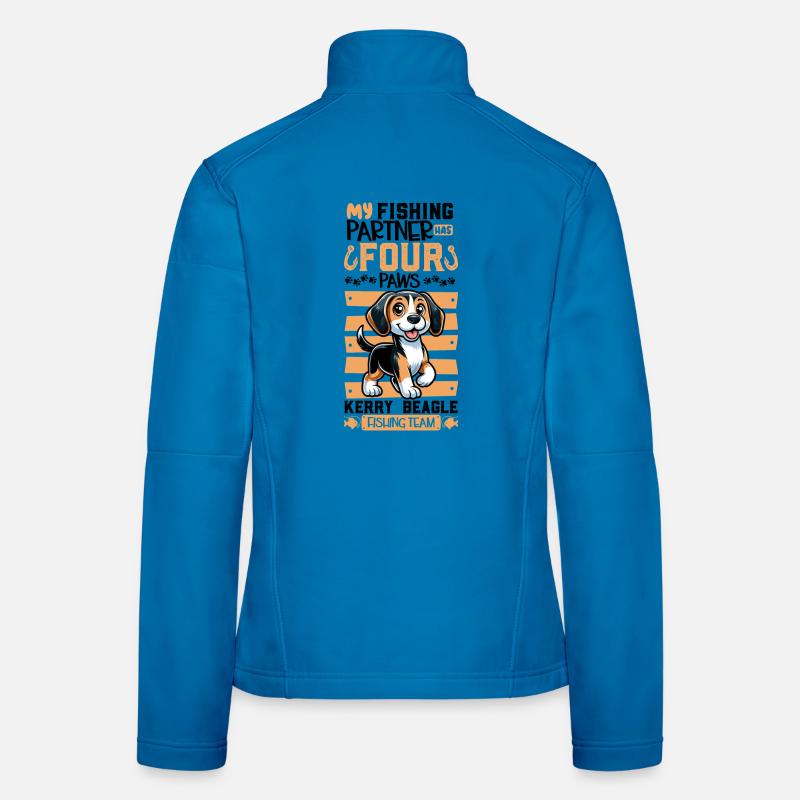 Pêche et Kerry Beagle Veste en tissu softshell Femme