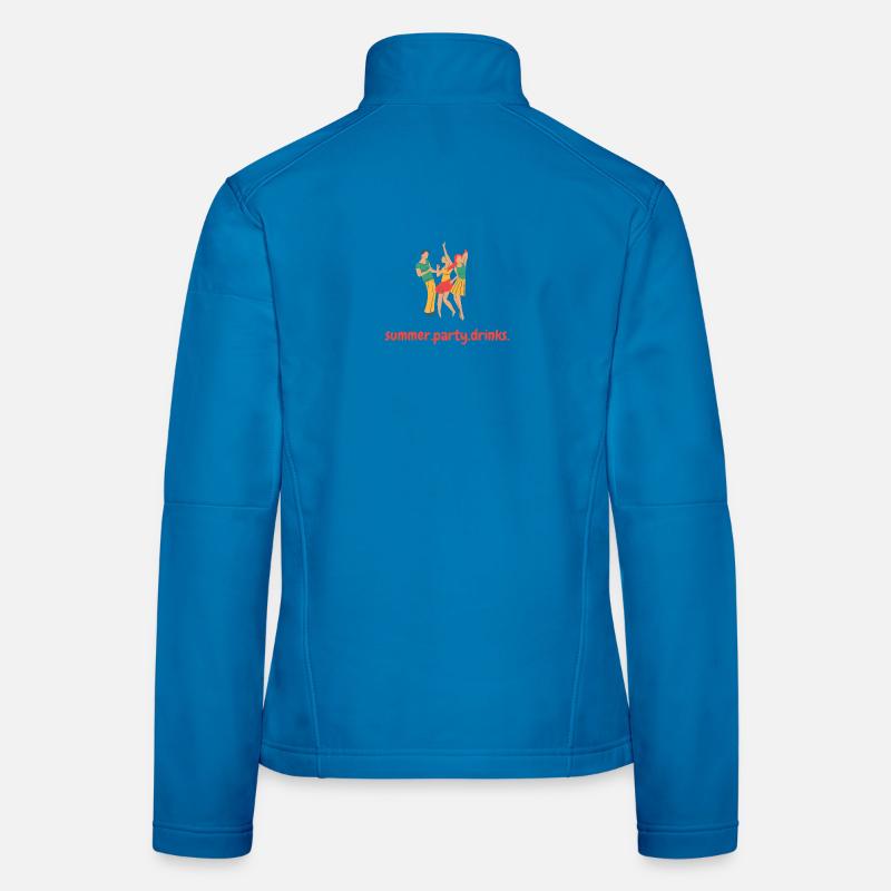 summer.party.drinks Frauen Softshelljacke