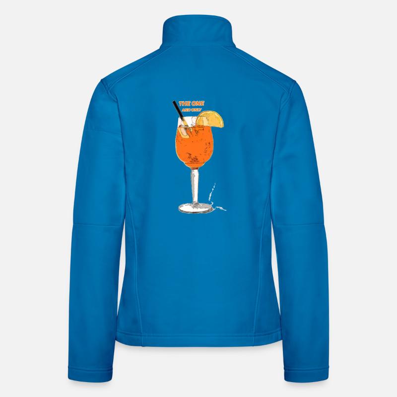 Der Eine Und Einzige Orange-Cocktail Frauen Softshelljacke
