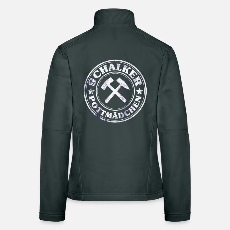 Schalker Ruhrpott Mädchen Frauen Softshelljacke