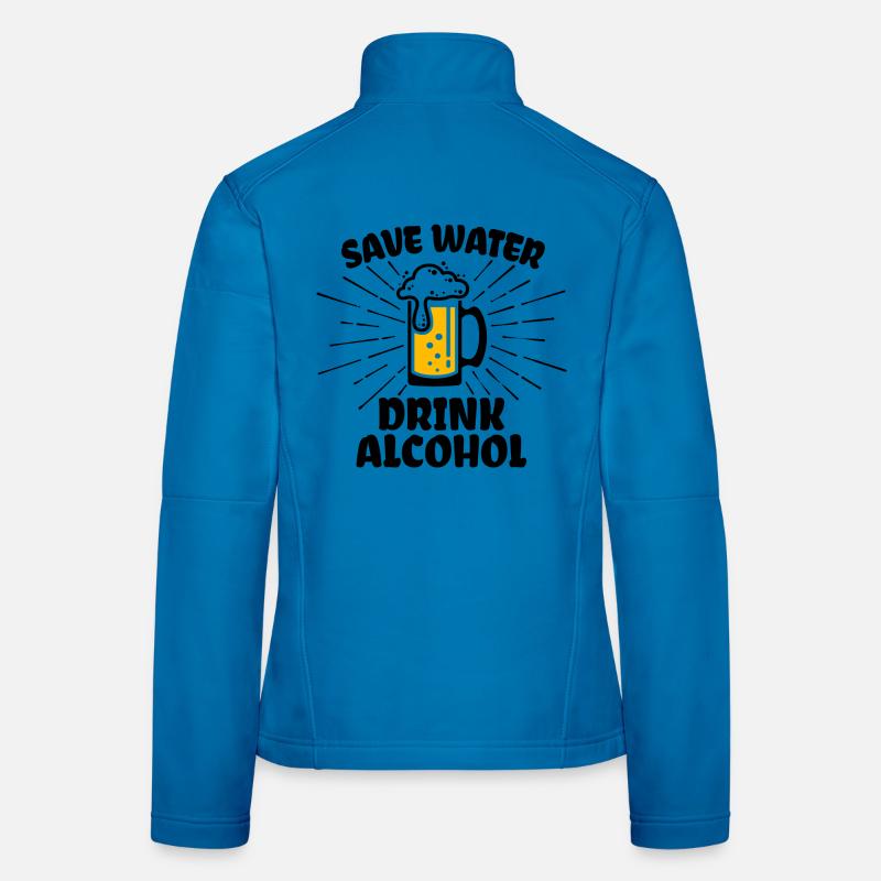 Alcohol drinking drunk intoxication partying Women's Softshell Jacket