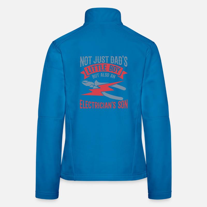 Fils d’électricien Veste en tissu softshell Femme
