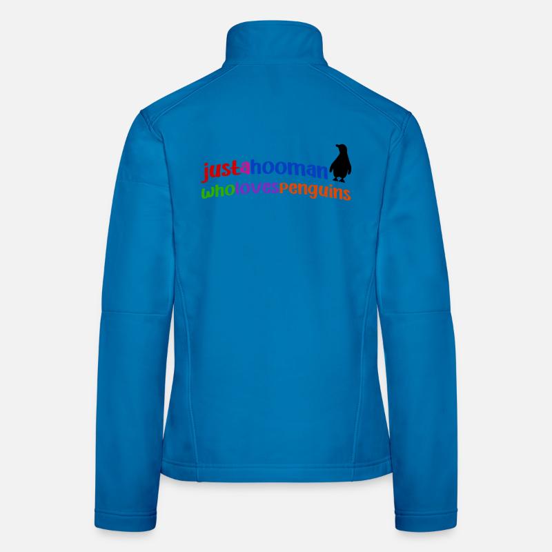Pinguin Cool Statement Tier Südpol Vogel Frauen Softshelljacke