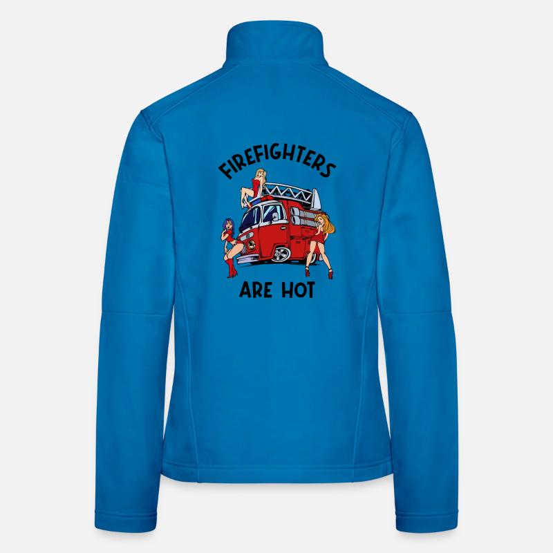 Lifesaver Fire Engine Statement Fire Brigade Women's Softshell Jacket