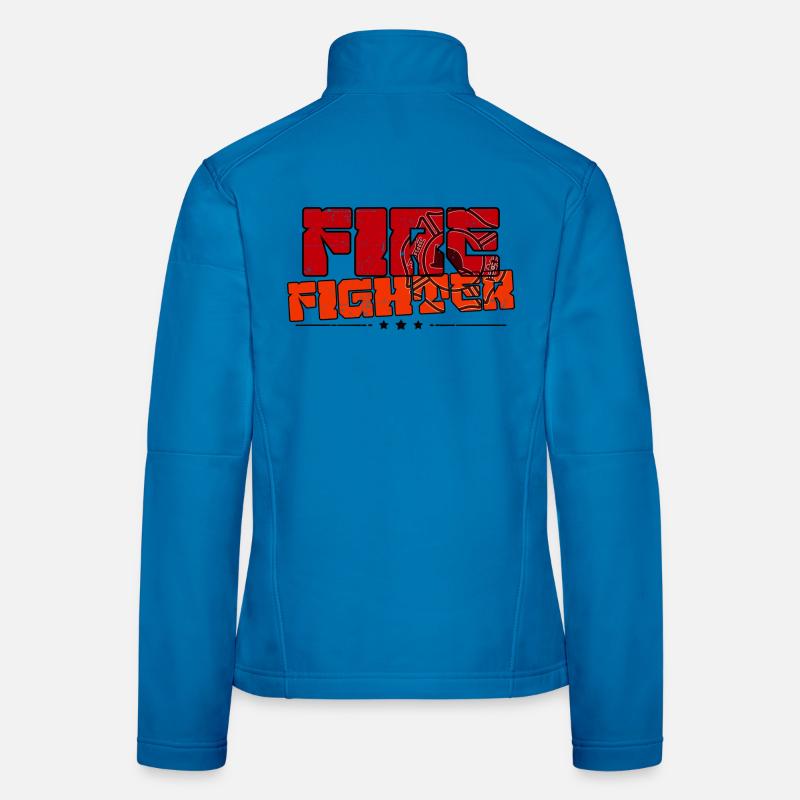 Fire Protection Firefighter Statement Fire Brigade Women's Softshell Jacket