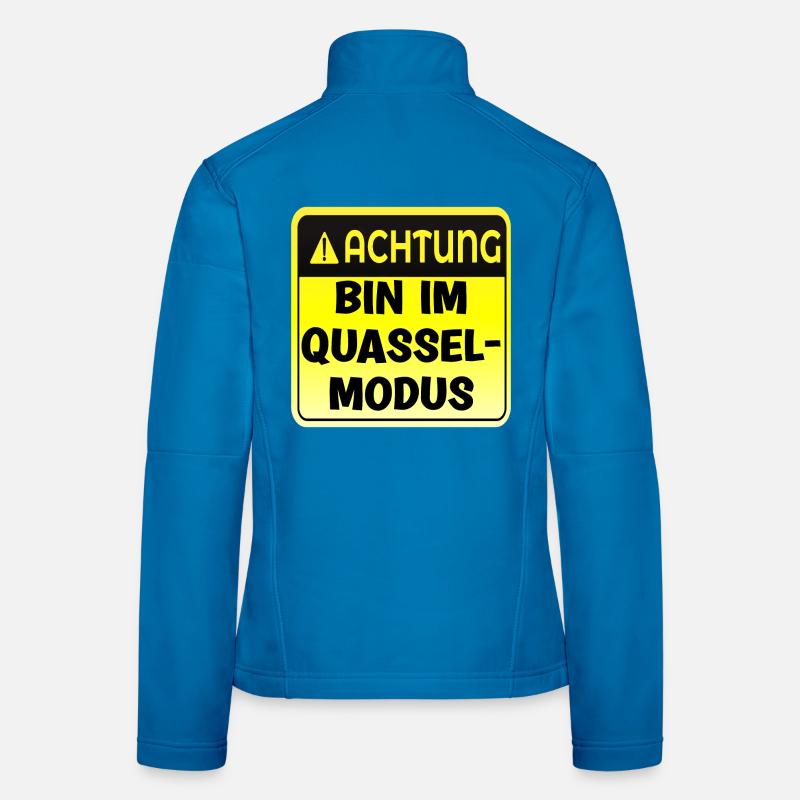 Quasselmodus Eloquenz Frauen Softshelljacke