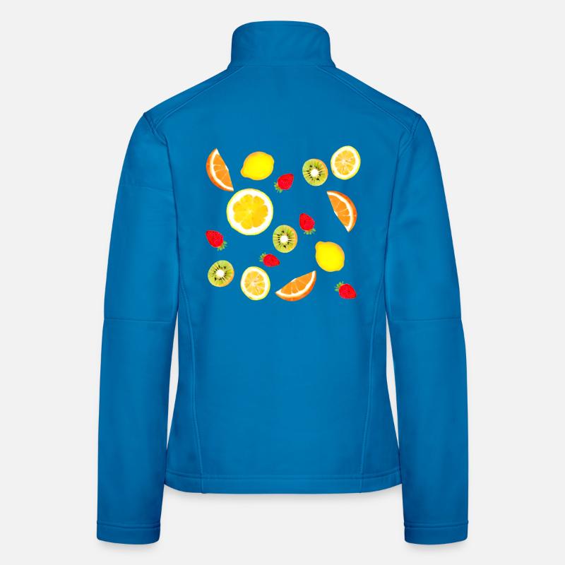 Assortment of fresh fruit - Women's Softshell Jacket - light blue