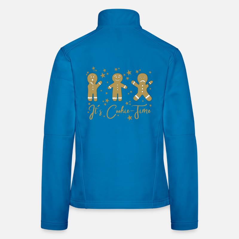It’s Cookie Time – Gingerbread Design Frauen Softshelljacke