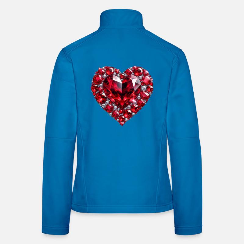 Crystal Love Ruby Women's Softshell Jacket