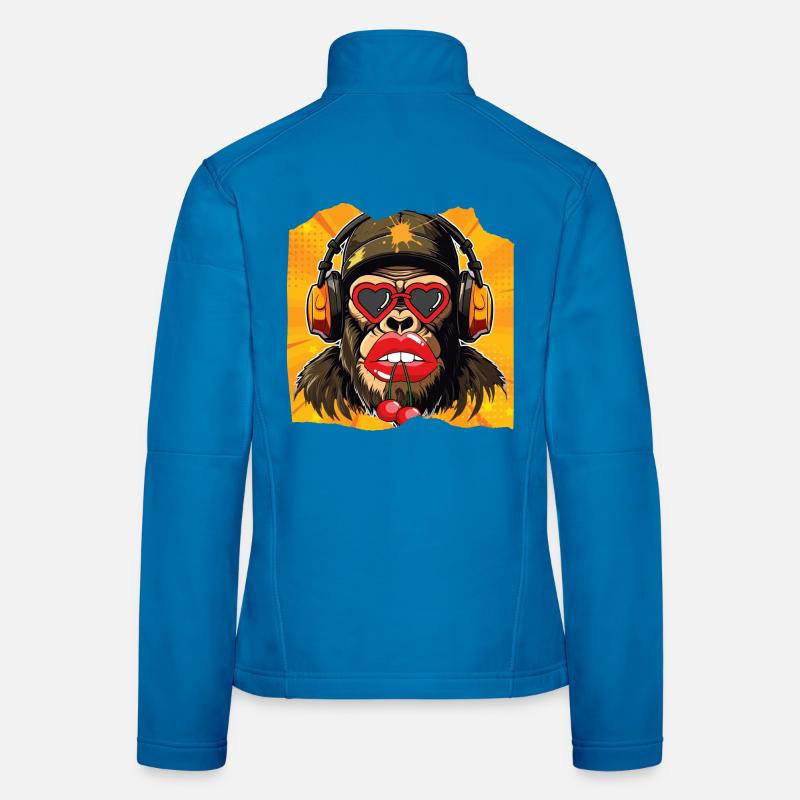 Affe & Kirsche Frauen Softshelljacke