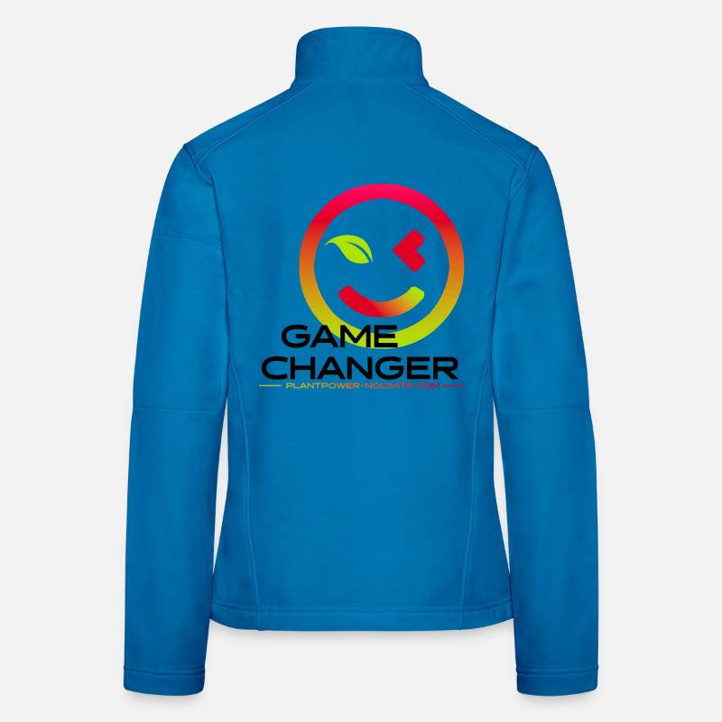 GAME CHANGER | Plant Power - No Limits - Frauen Softshelljacke - Lichtblau