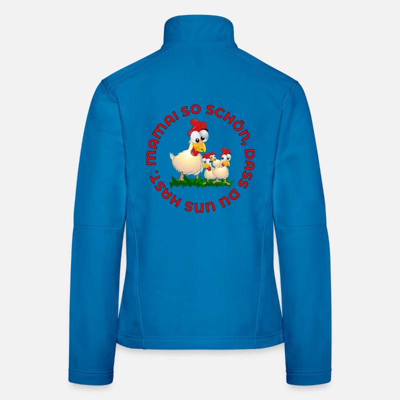 MUTTERTAG HÜHNER Frauen Softshelljacke