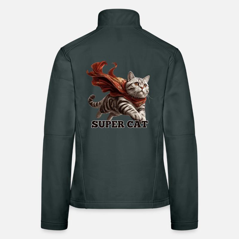 Super Katze Britisch Kurzhaar BKH getigert Frauen Softshelljacke