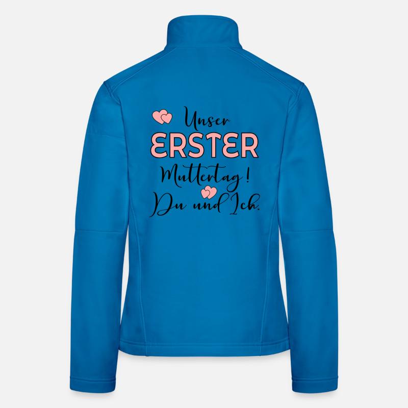 ERSTER MUTTERTAG BABY MAMA Frauen Softshelljacke