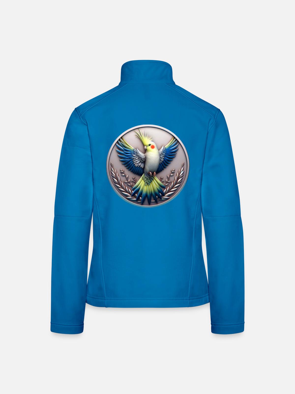 Medaille (02) - Frauen Softshelljacke - Lichtblau - Hinten