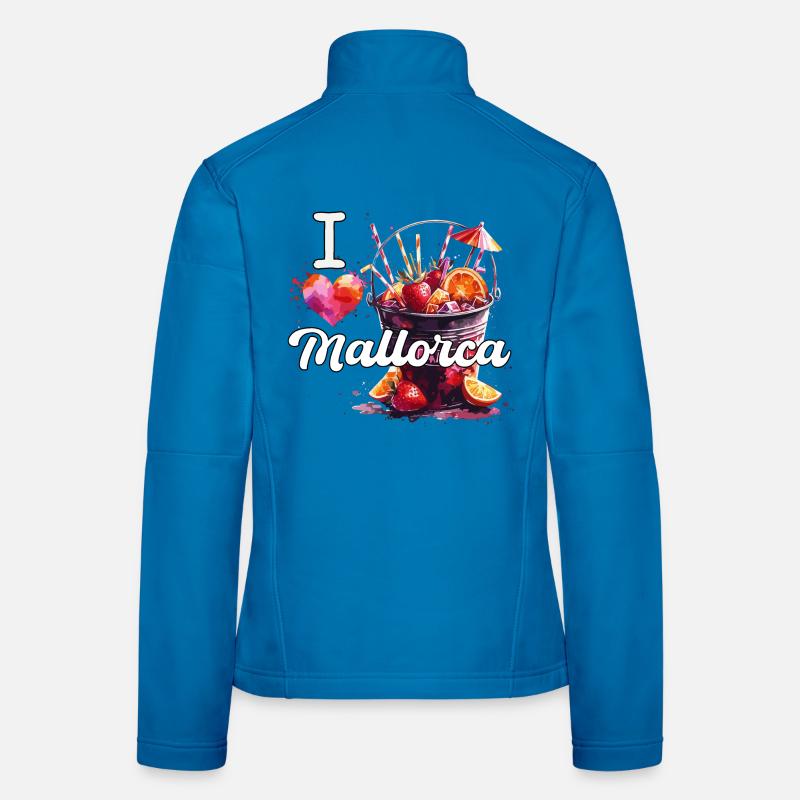 Ich liebe Mallorca Geschenk Frauen Softshelljacke