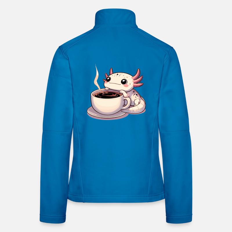 Axolotl Large Mug Coffee Gift Women's Softshell Jacket