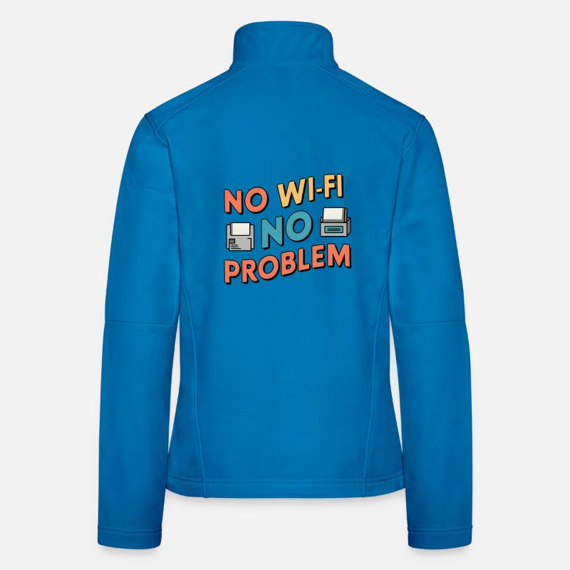 No Wi-Fi, No Problem Women's Softshell Jacket