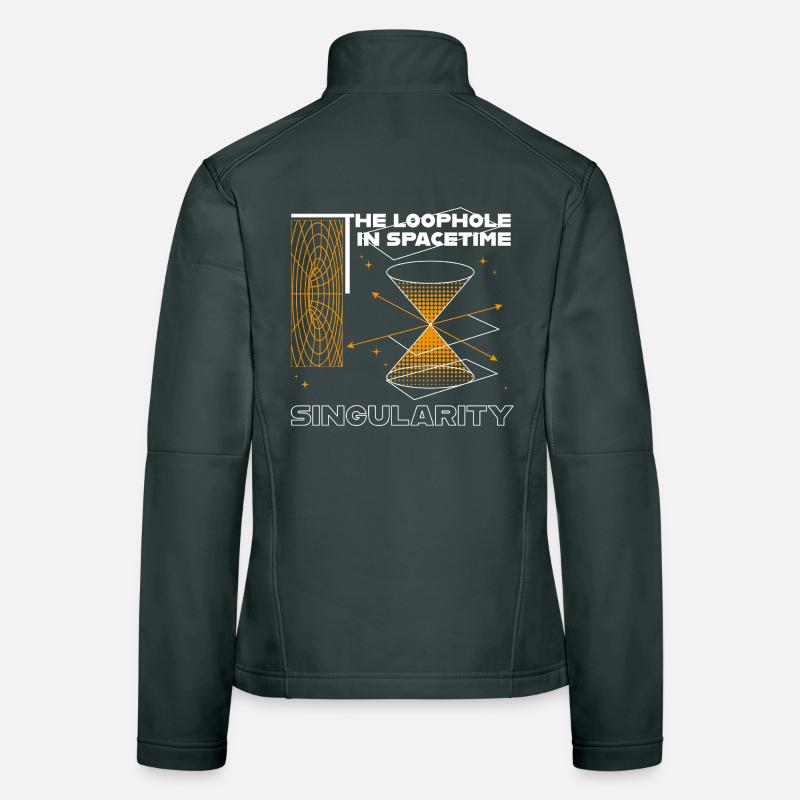 Faille dans l’espace-temps Veste en tissu softshell Femme