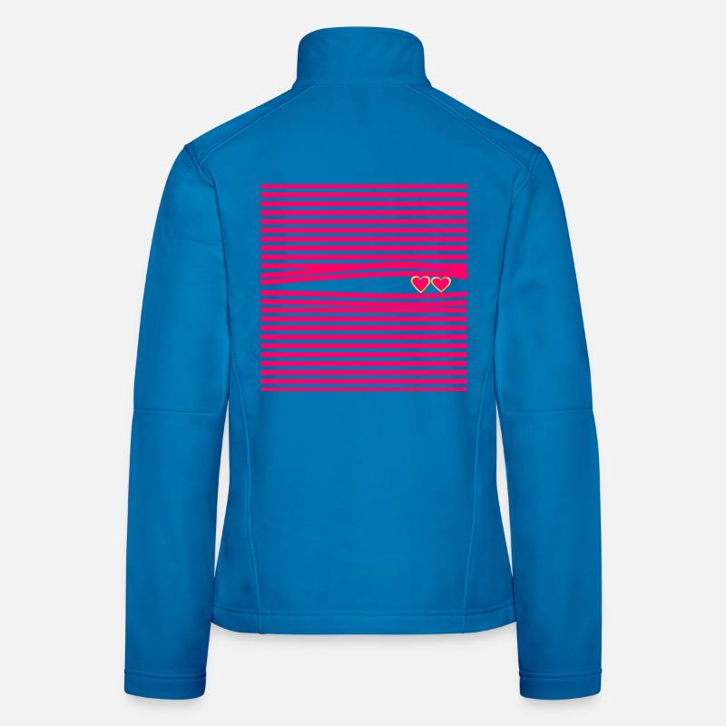 DÉCLARATION D’AMOUR RELATION CŒURS D’AMOUR Veste en tissu softshell Femme