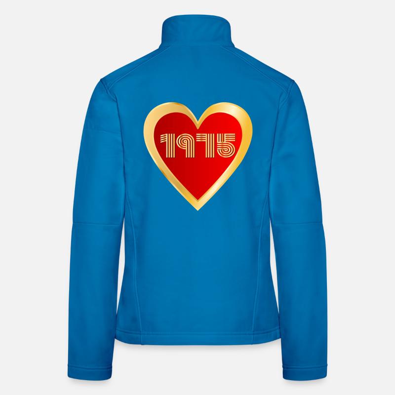 Herz 51. Geburtstag 1975 Frauen Softshelljacke